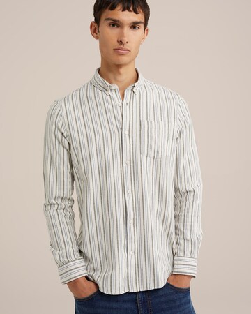 WE Fashion Regular Fit Hemd in Weiß: Vorderseite