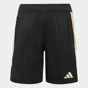 ADIDAS PERFORMANCE Workout Pants in Black: front