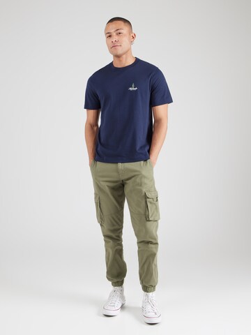Abercrombie & Fitch Tričko – modrá