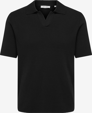 juoda Only & Sons Megztinis 'ONSTRAVIS': priekis