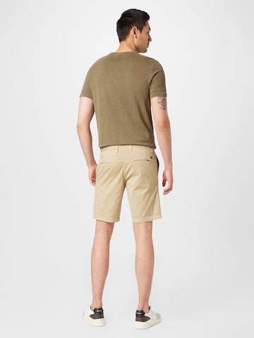 BOSS Orange Regular Shorts in Beige