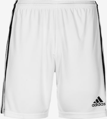 regular Pantaloni sportivi 'Squadra 21' di ADIDAS SPORTSWEAR in bianco: frontale