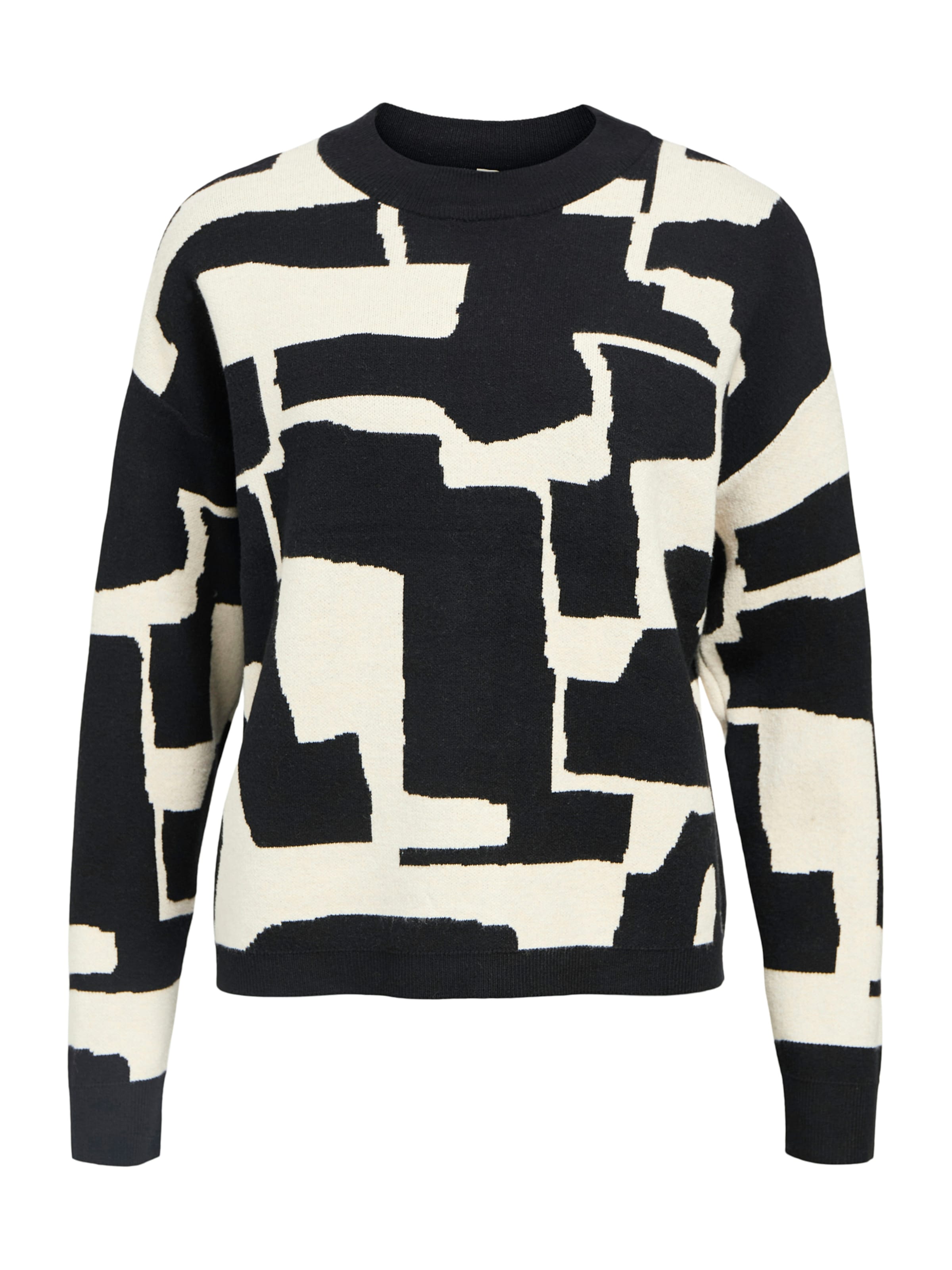 juoda OBJECT Megztinis 'OBJRay': priekis