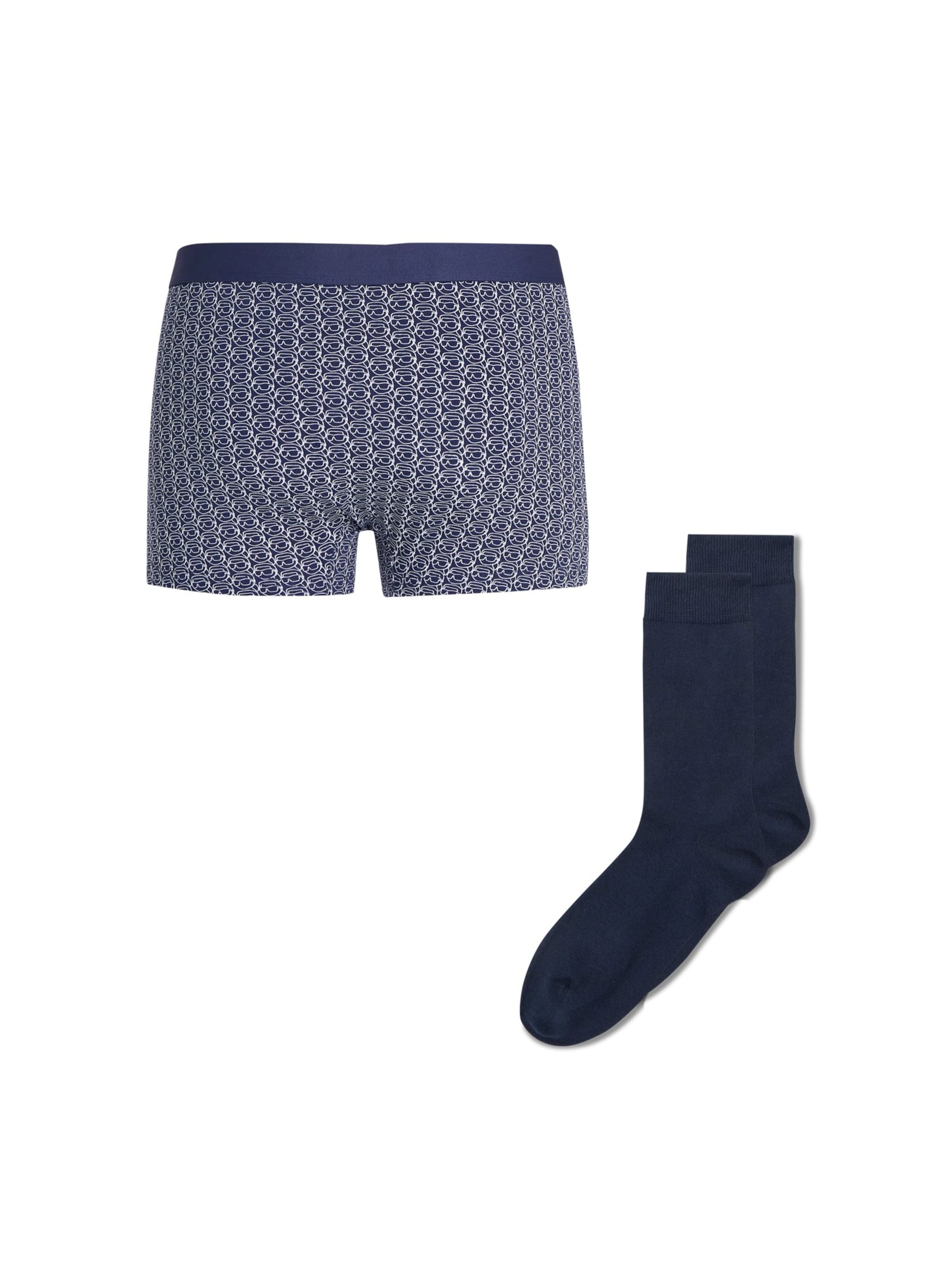 Boxer di Karl Lagerfeld in blu: frontale