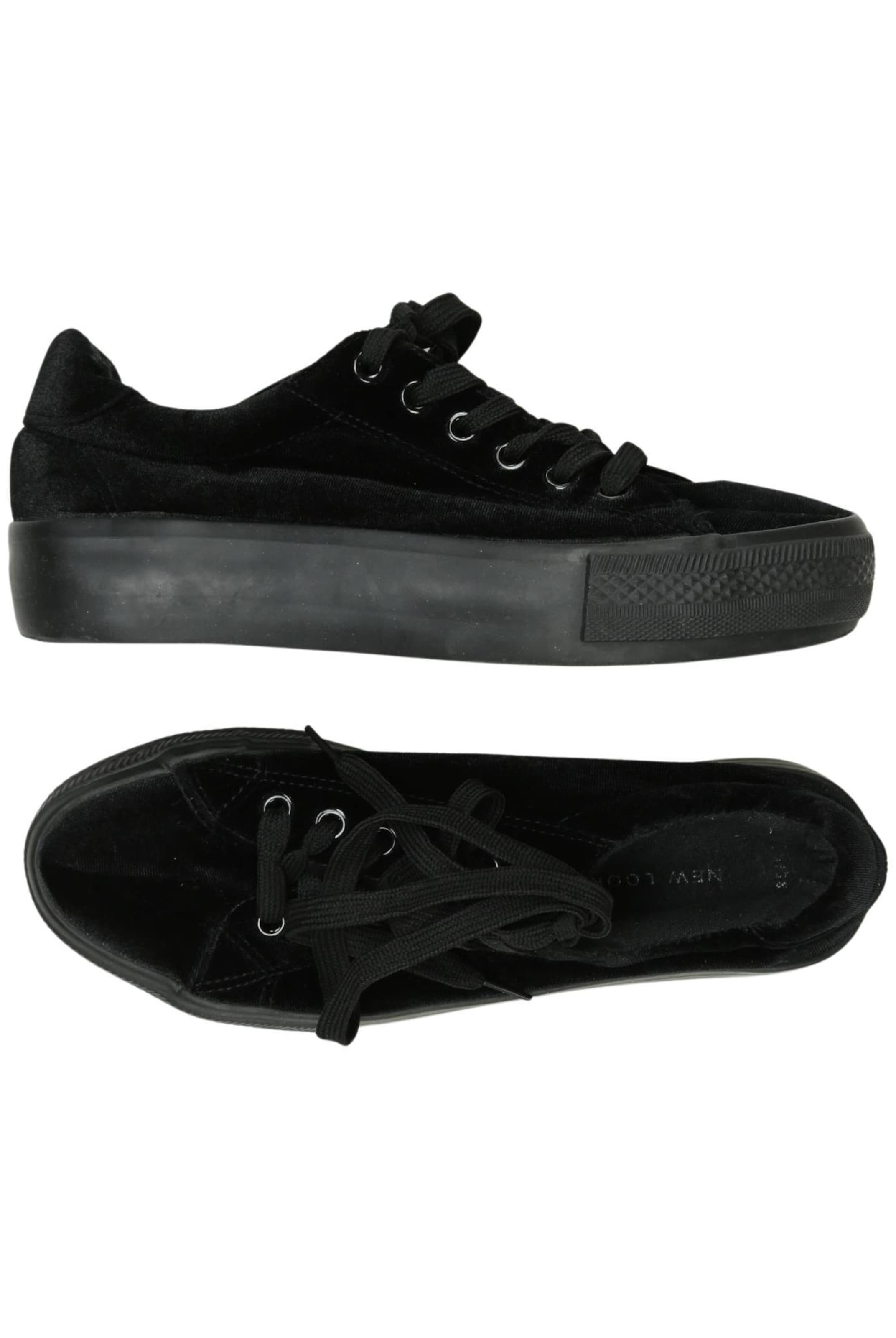 NEW LOOK Sneaker 36 in Schwarz: Vorderseite