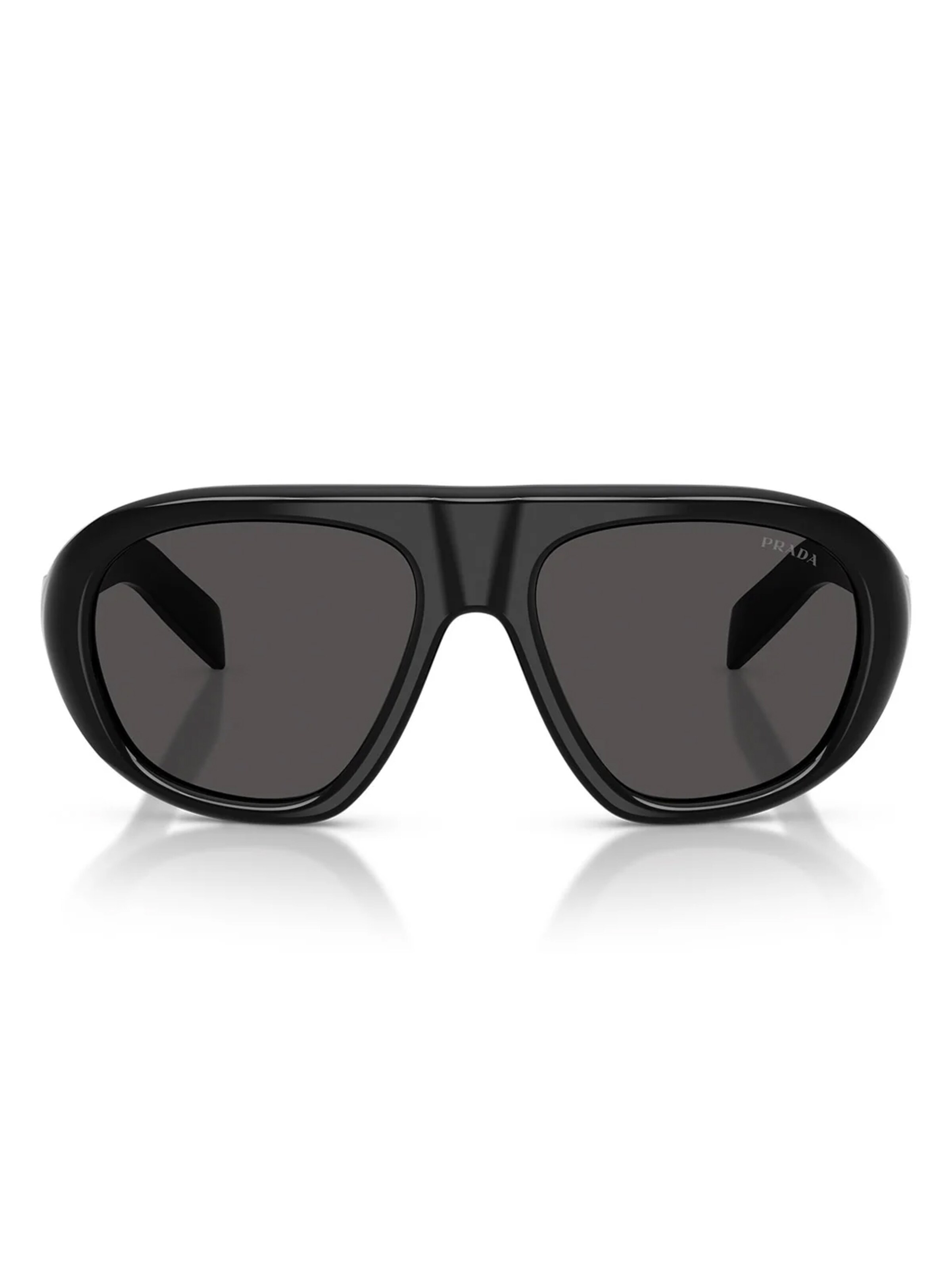 PRADA Zonnebril 'Prada PRC05S 16K08Z' in Zwart