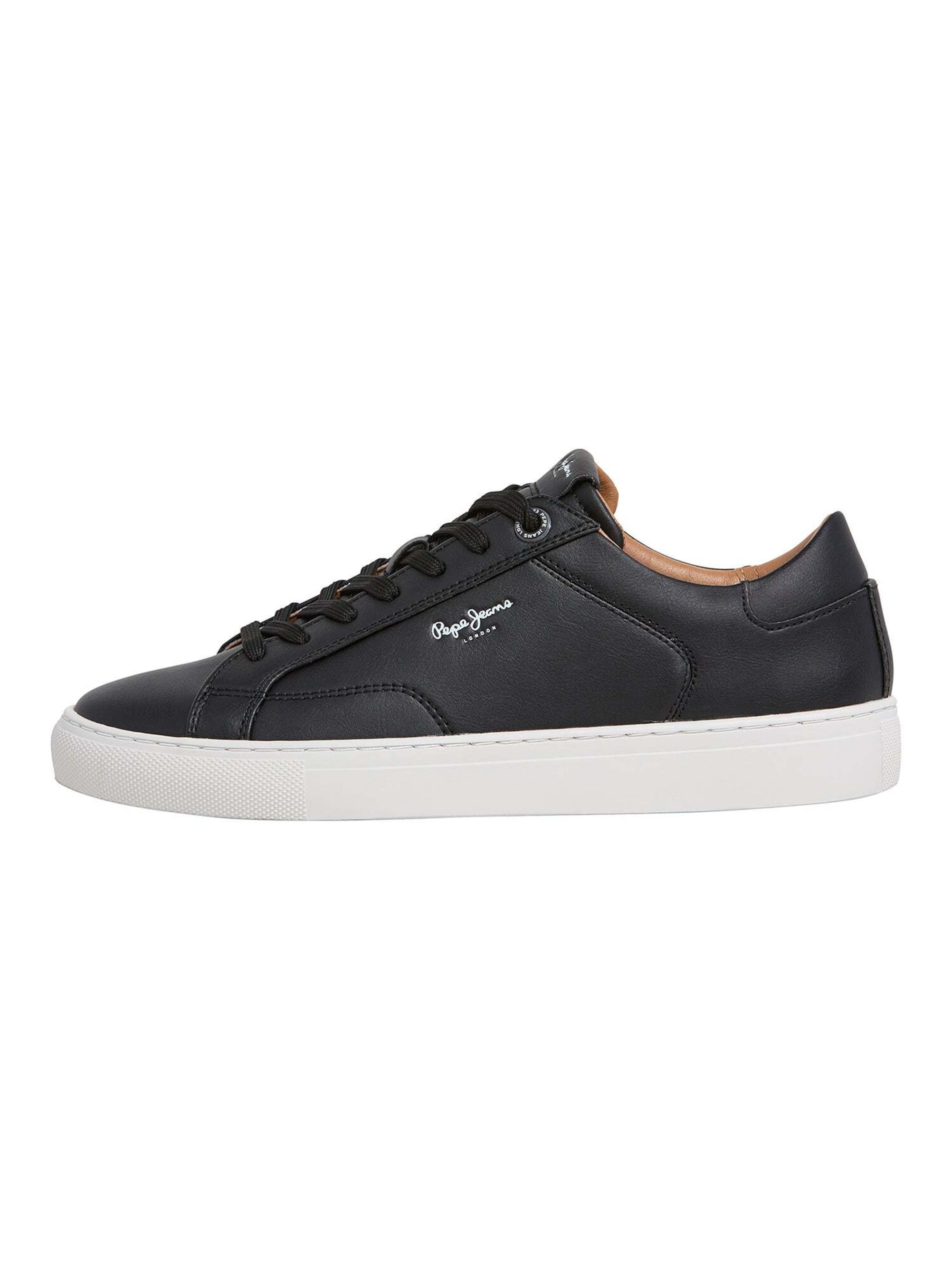 Pepe Jeans Sneakers laag 'Joe' in Zwart: voorkant