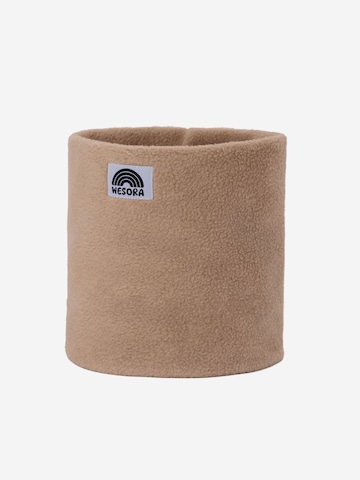 WESORA GmbH Tube Scarf 'Fleece Neckwarmer' in Brown: front