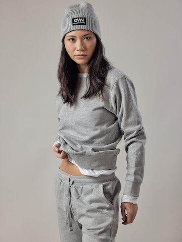 OWN Off With Nature Sweatshirt 'Felpa Felpata Girocollo' in Grijs: voorkant