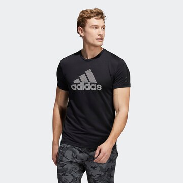 ADIDAS SPORTSWEAR Toiminnallinen paita värissä musta: edessä