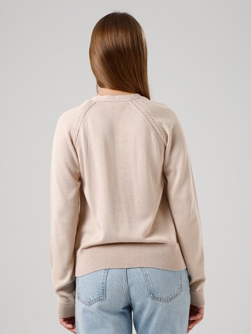 GORG Knit Cardigan in Beige