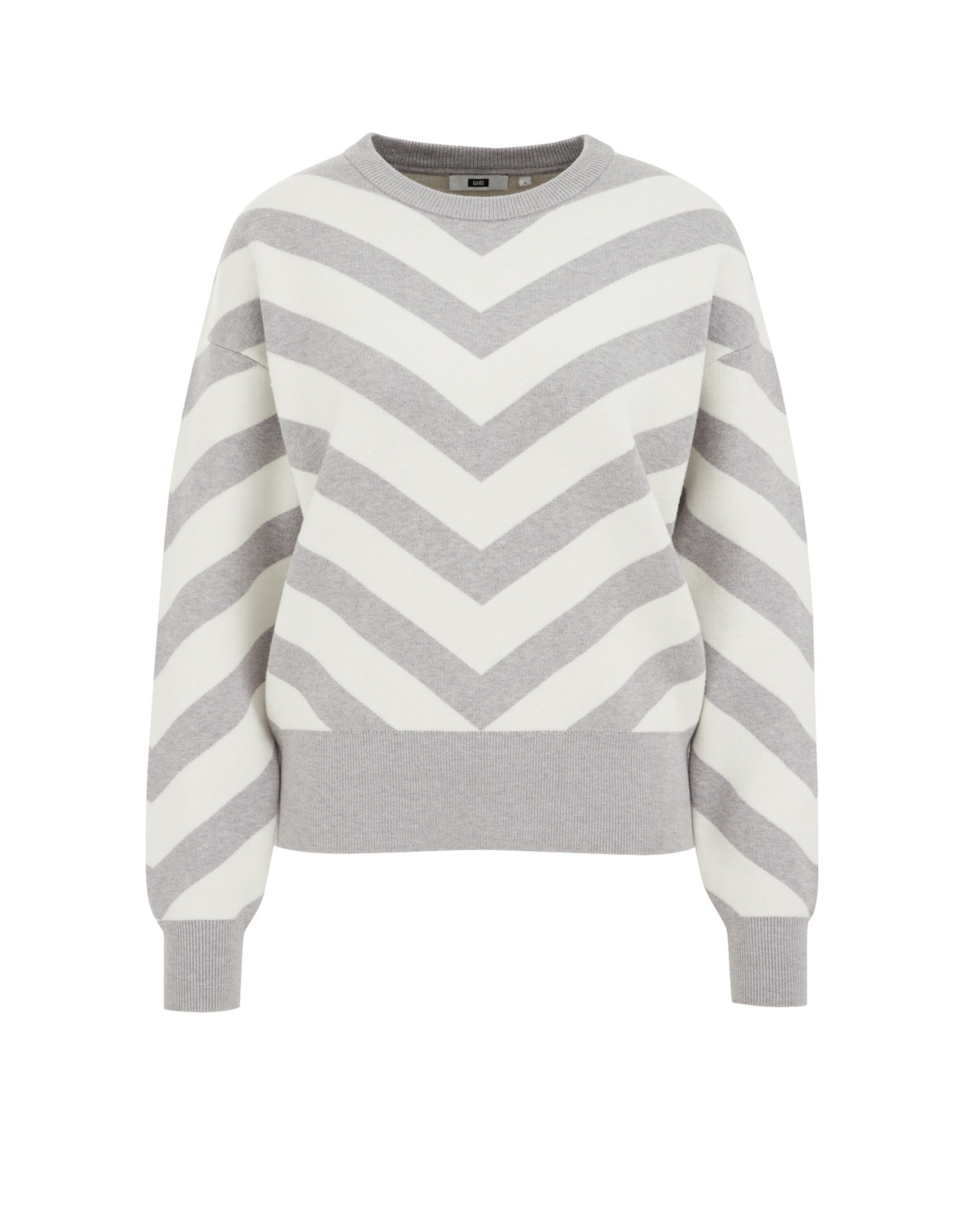 WE Fashion Пуловер в бяло: отпред