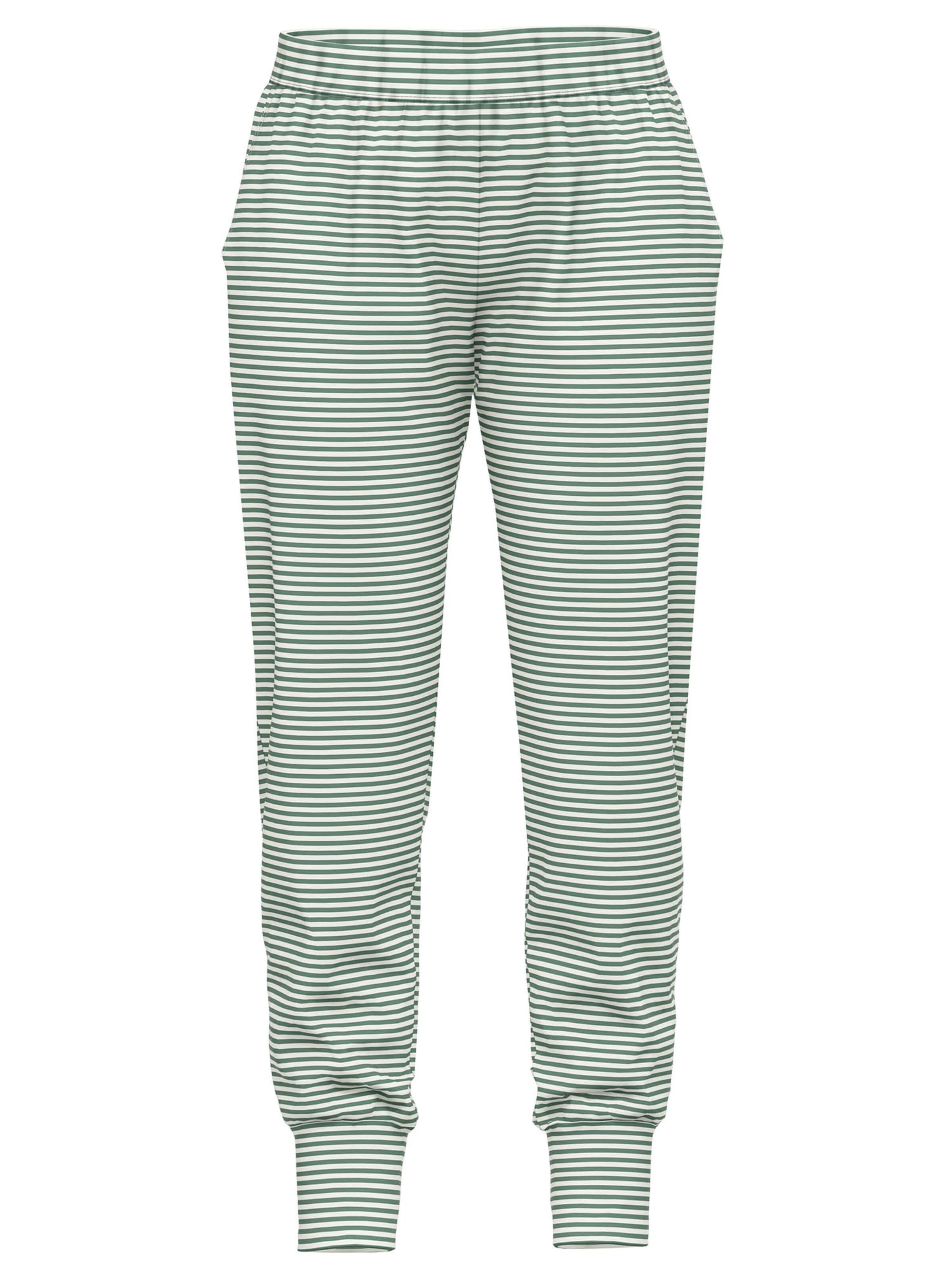Ammann Pajama Pants 'Women Nightwear' in Green: front