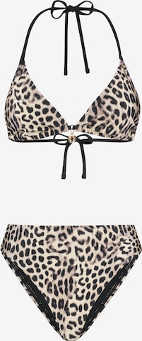 Shiwi Kolmio Bikini 'Liz' värissä musta: etupuoli