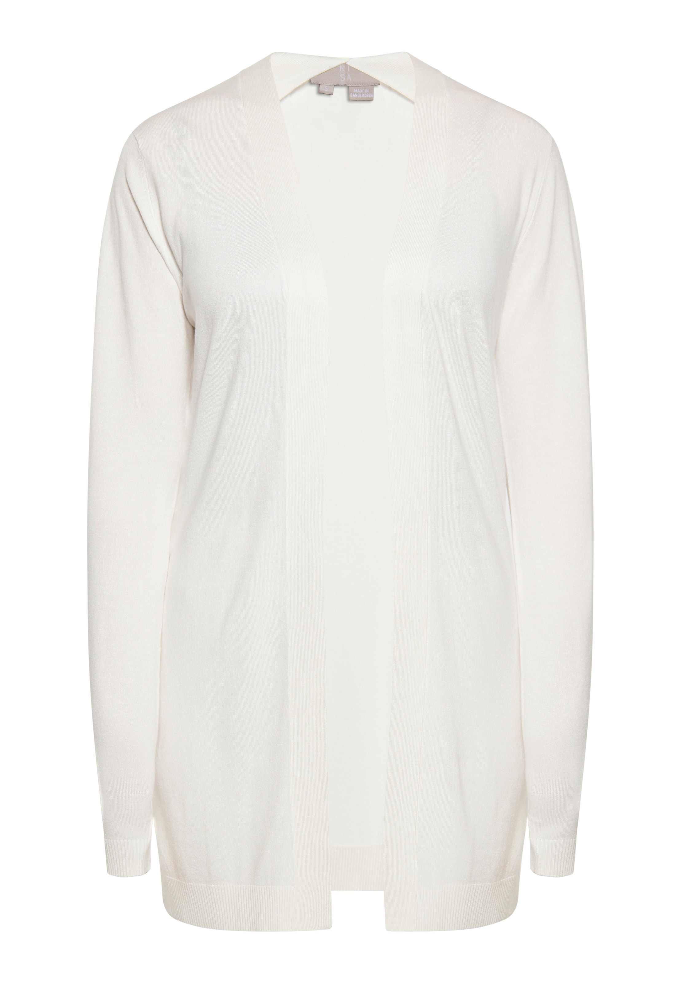 RISA Kardigán - fehér: elől