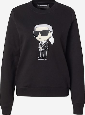 Karl Lagerfeld Свитшот 'Ikonik 2.0' в Черный: спереди
