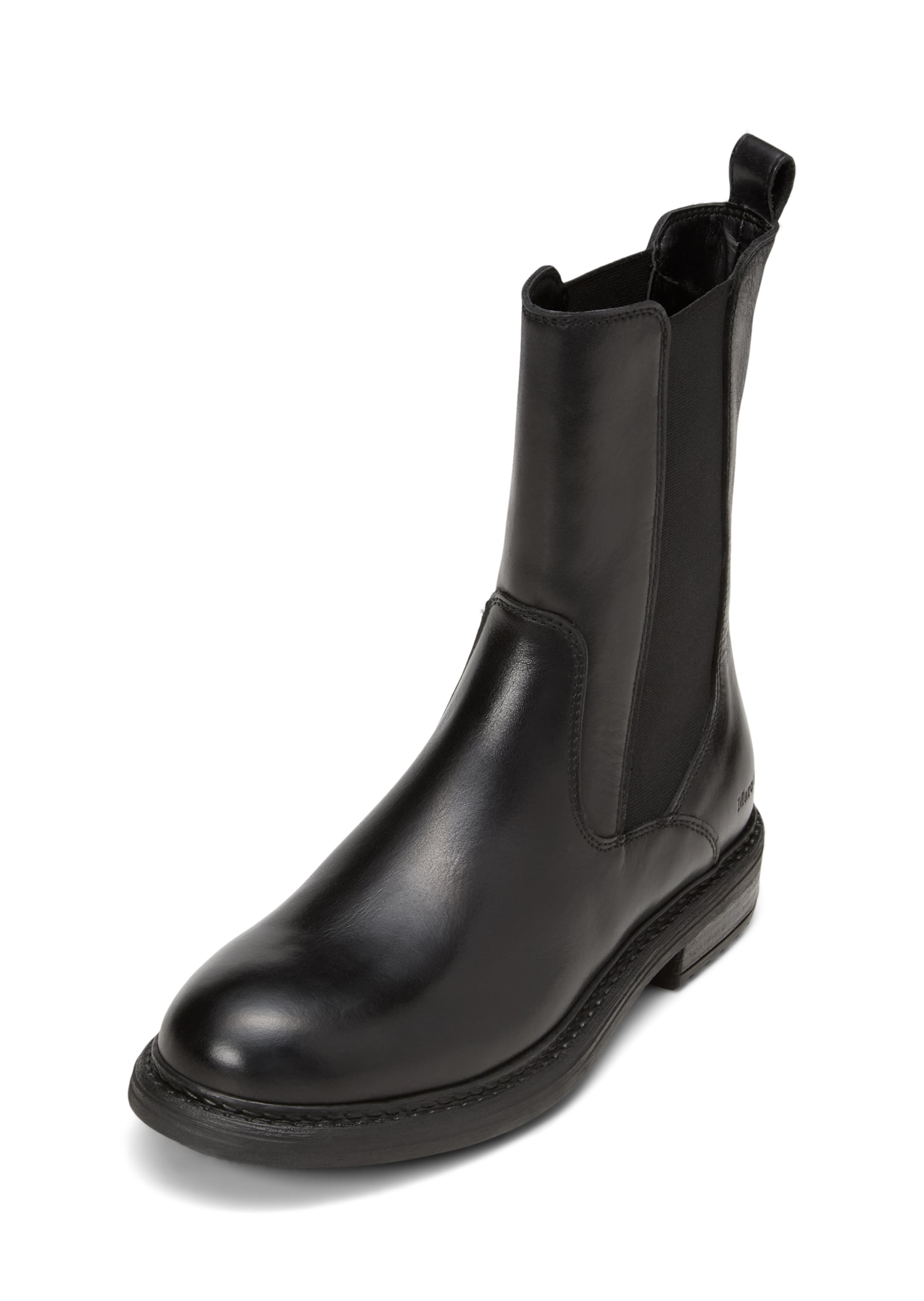 Marc O'Polo Chelsea Boots in Schwarz: Vorderseite
