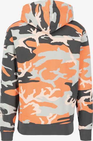 Graphic Hoodie Alpha Industries Pullover Orange Camo Sleeve Hoodie