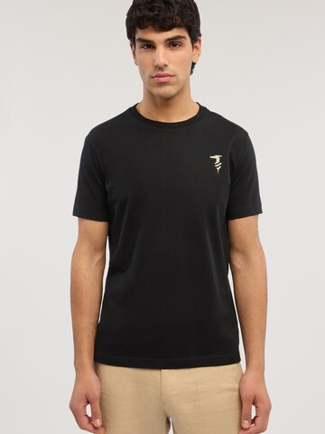 Trussardi - Camiseta en negro: frente