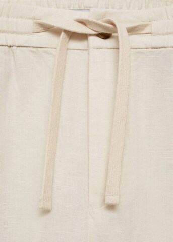 MANGO MAN Tapered Hose 'Romelino' in Weiß