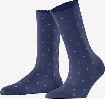 FALKE Socks 'Spike Dot' in Blue: front