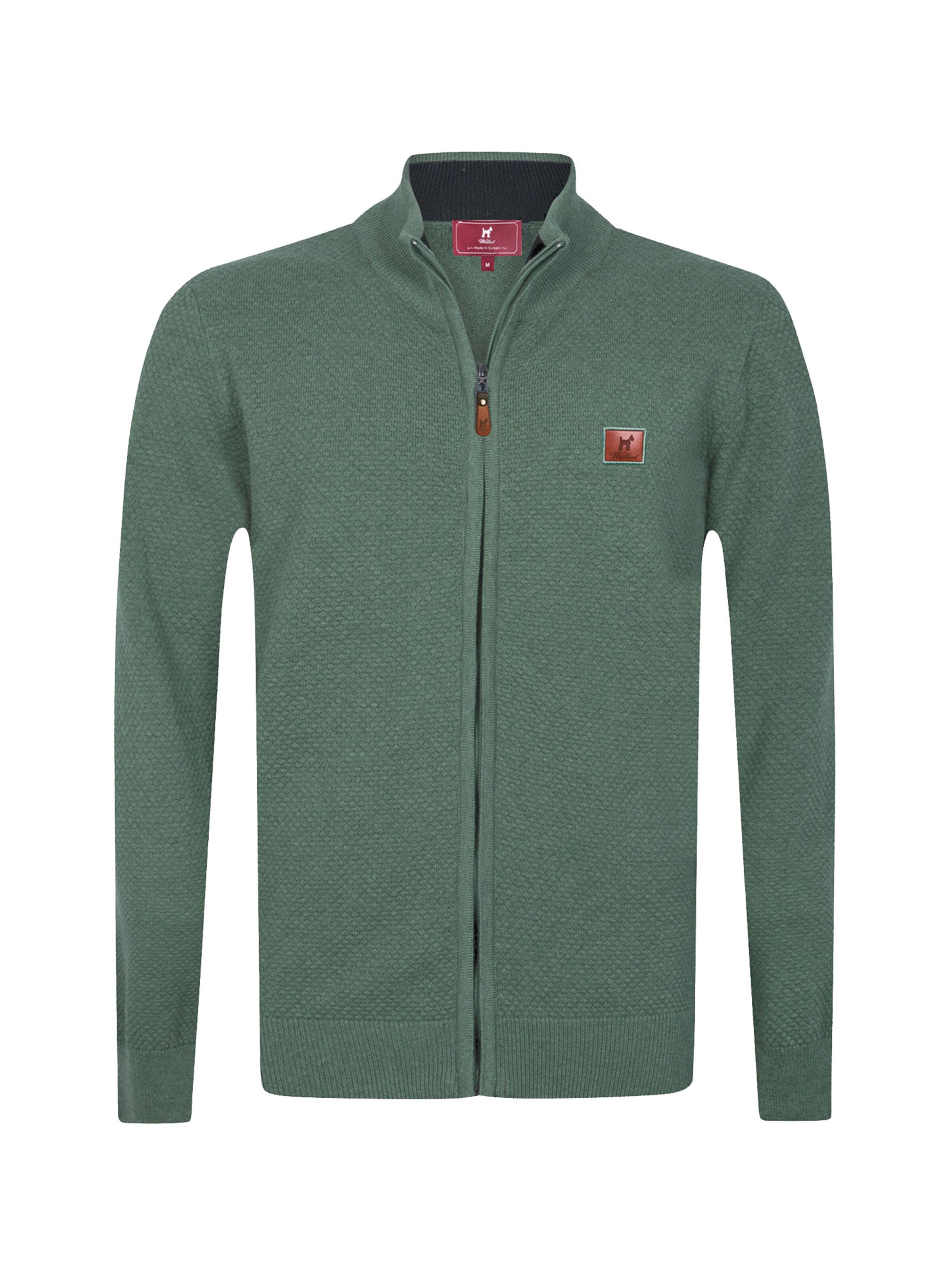 Vestes en maille Williot en vert : devant