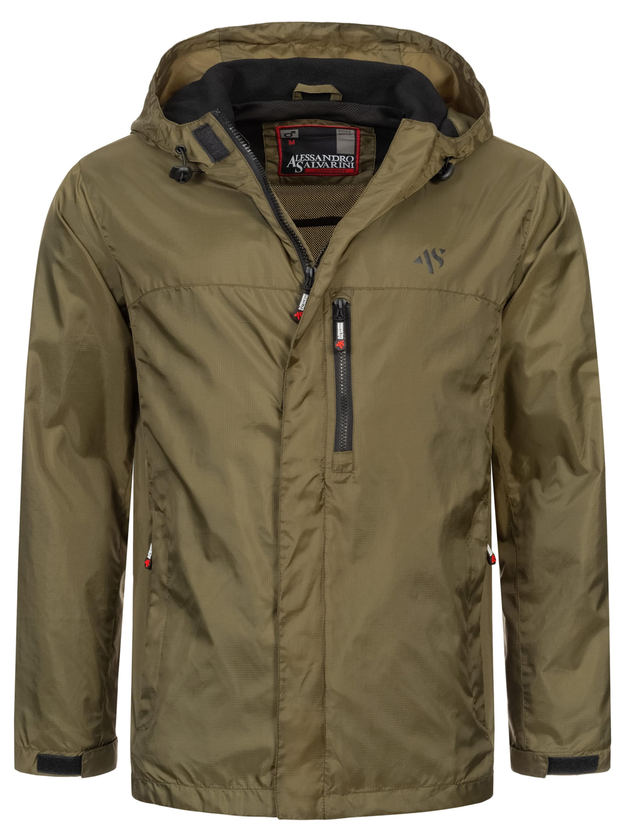 Alessandro Salvarini Performance Jacket in Green: front