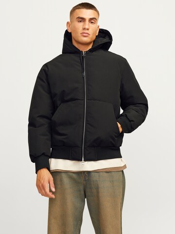 JACK & JONES Демисезонная куртка 'JCOCollective' в Черный: спереди