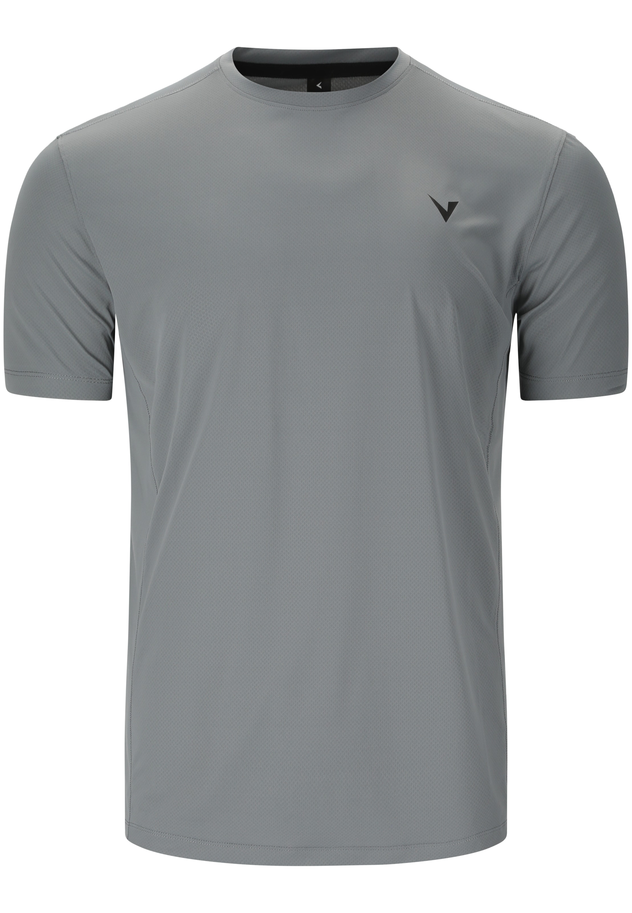 Virtus T-Shirt 'Nessee' in Grau: Vorderseite