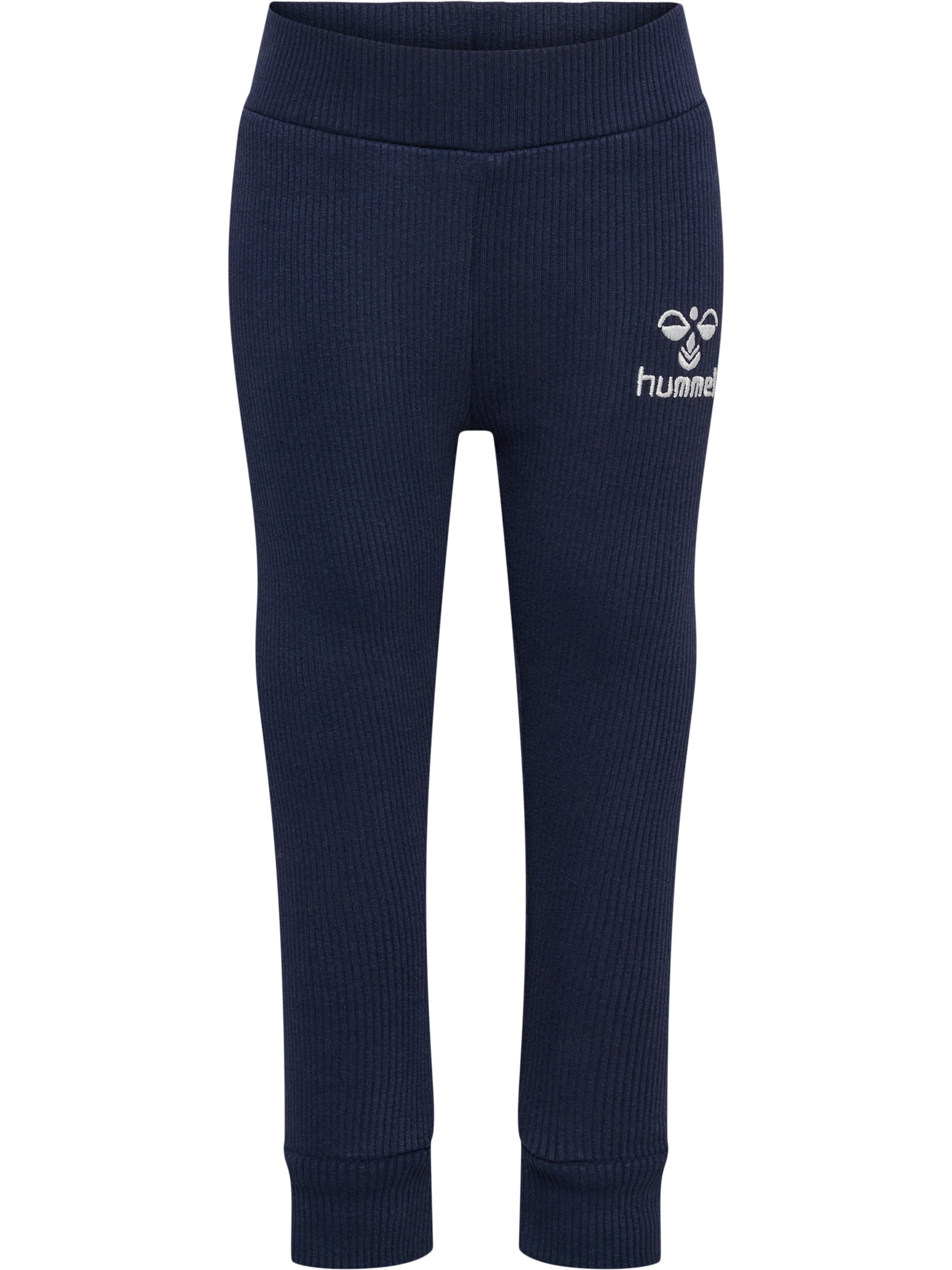 Hummel Regular Leggings in Blue: front