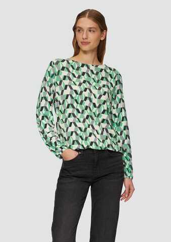 s.Oliver Shirt in Groen: voorkant