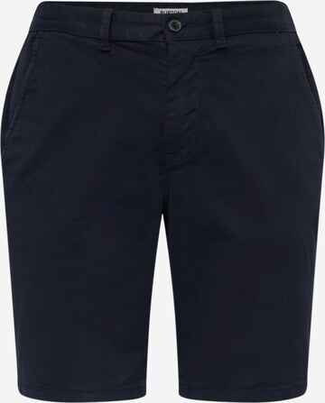 Coupe slim Pantalon chino BURTON MENSWEAR LONDON en bleu : devant