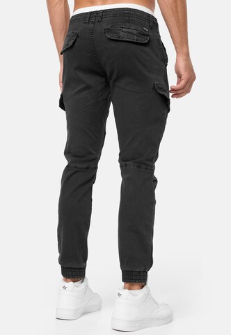 INDICODE JEANS Regular Cargo Pants in Black