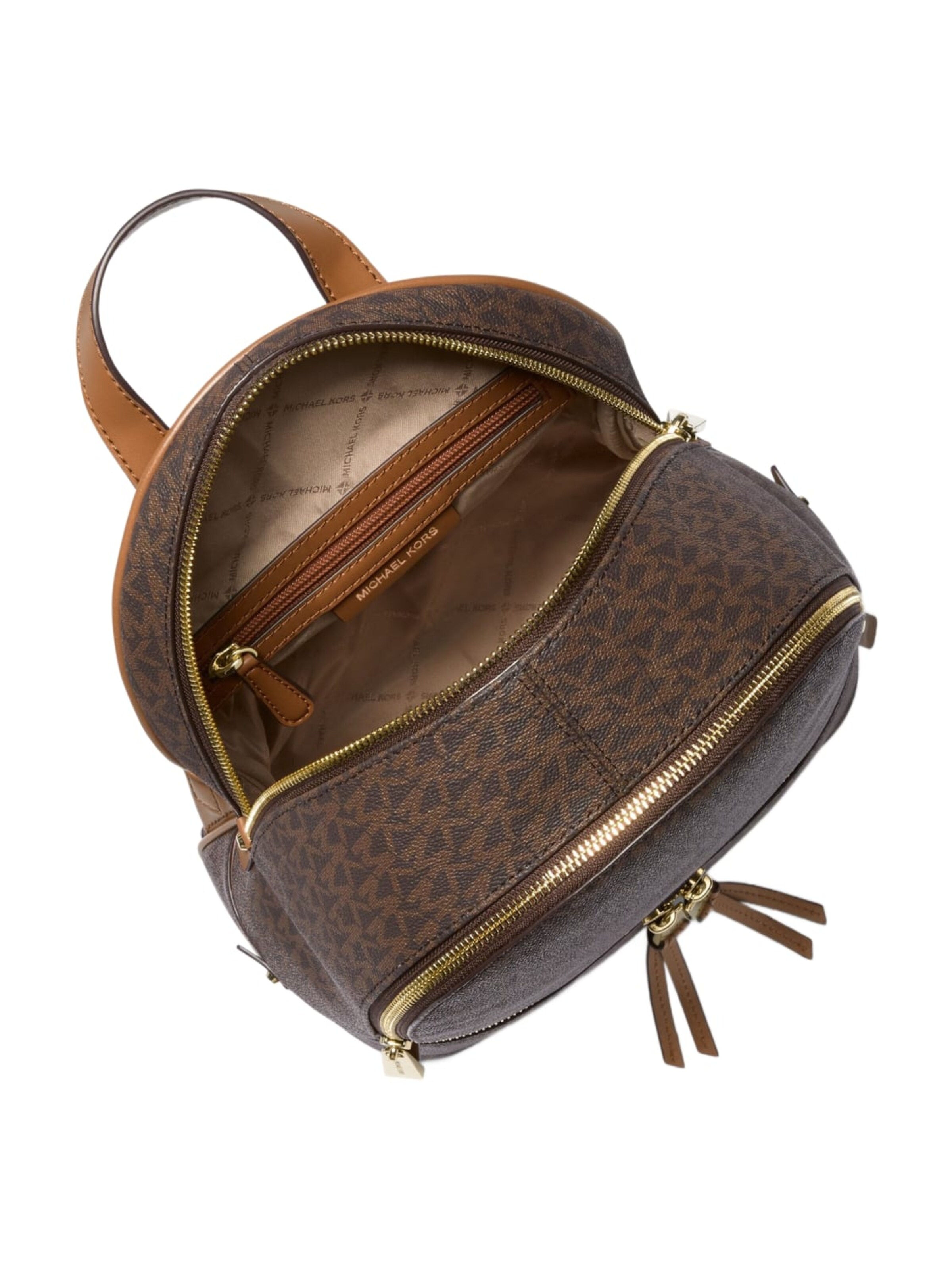 MICHAEL Michael Kors Backpack 'Michael Kors Sac à dos Rhea Zip Marron' in Brown