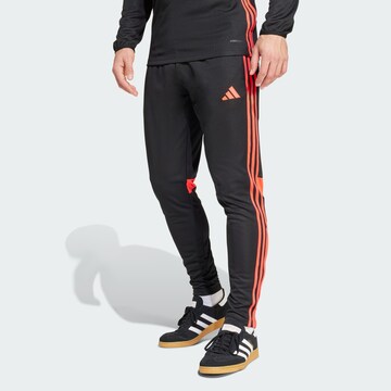 ADIDAS PERFORMANCE Regular Sports trousers 'Tiro 25 Essentials' in Black: front
