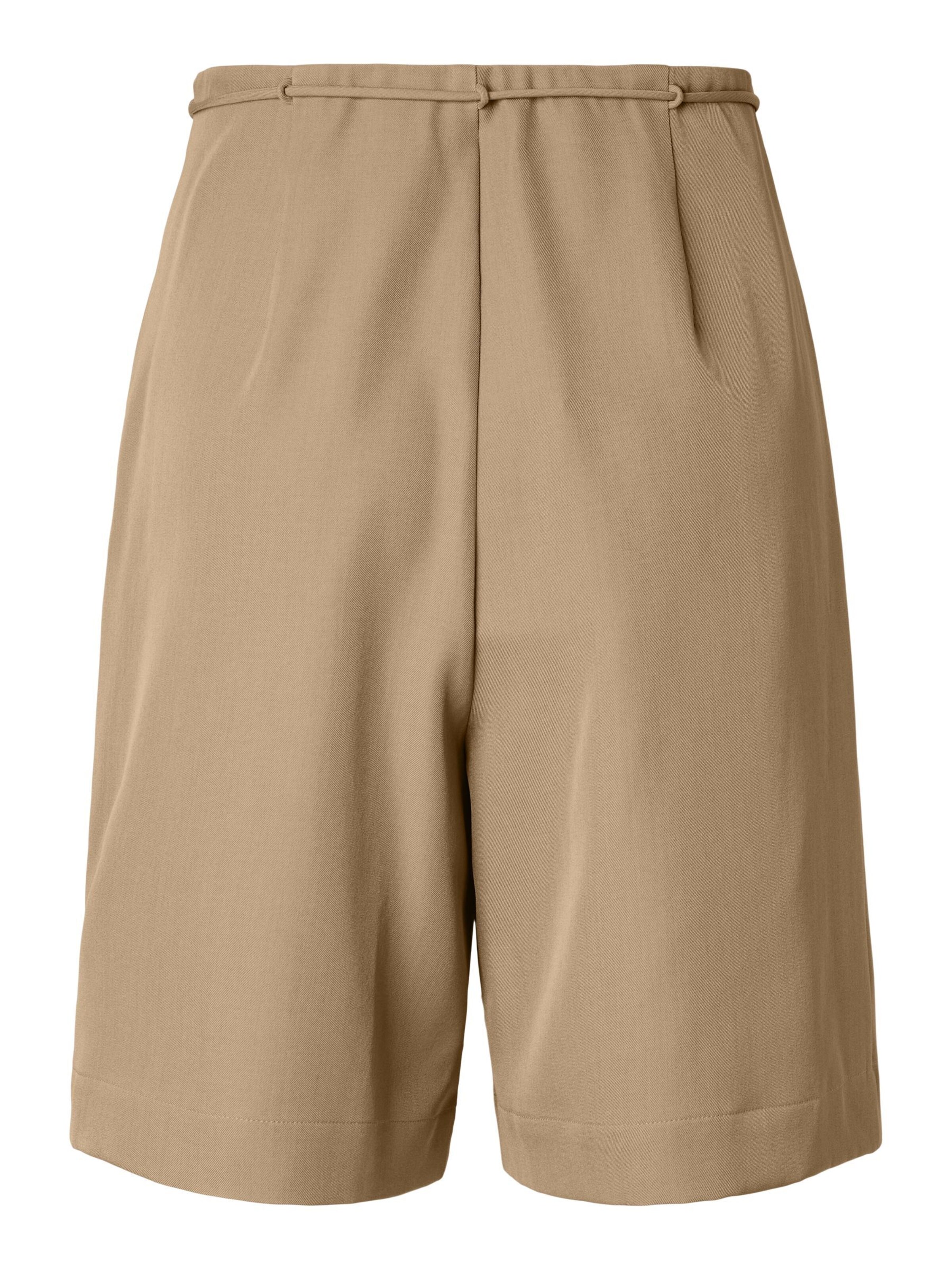 YAS Regular Bandplooibroek 'YASCamia' in Beige