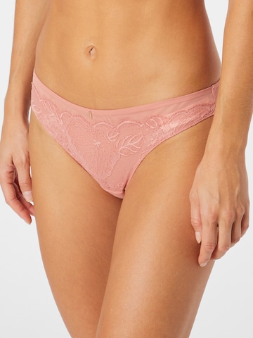 Chantelle - Tanga 'MIDNIGHT FLOWERS' en naranja: frente