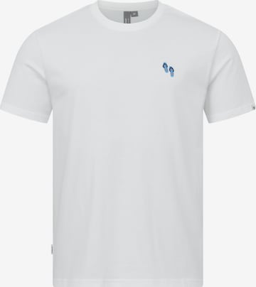 balts Ragwear T-Krekls: no priekšpuses