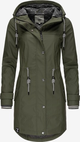 Peak Time Raincoat 'L60042' in Green: front