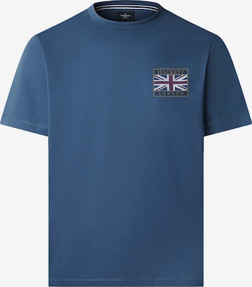 Maglietta 'Heritage' di Hackett London in blu: frontale