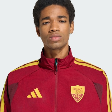 ADIDAS PERFORMANCE - Chaqueta de chándal 'AS Rom Anthem' en rojo