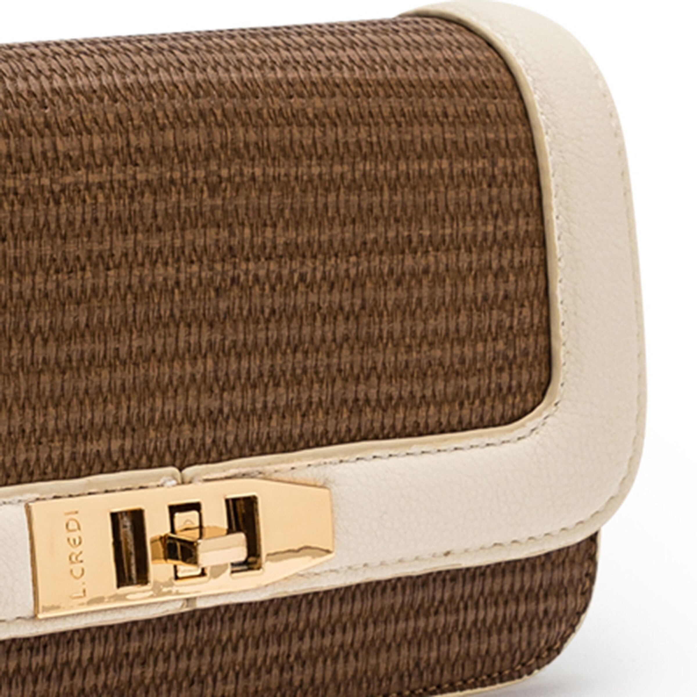 Sac à bandoulière 'Melissa' L.CREDI en marron