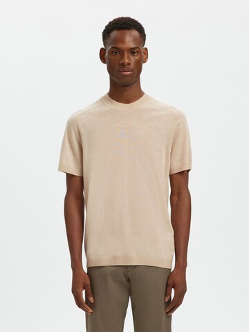 Pullover di SELECTED in beige: frontale