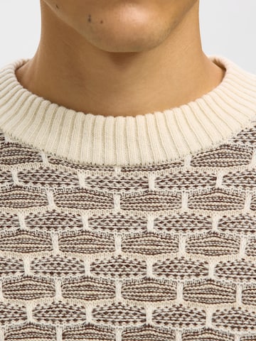 SELECTED Neulepaita 'SLHKEITH' värissä beige