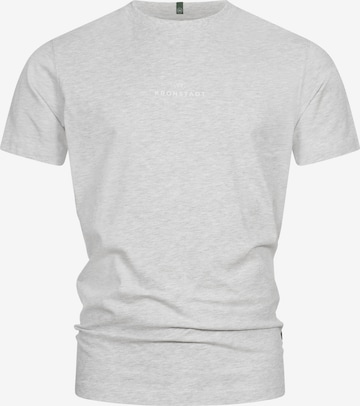 Kronstadt T-shirt 'Conrad' in Grau: Vorderseite