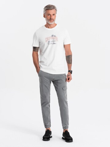 Effilé Jeans cargo 'PADJ-0112' Ombre en gris