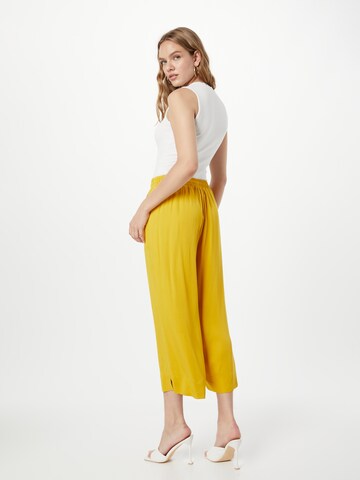 TAIFUN Široke hlačnice Hlače | rumena barva