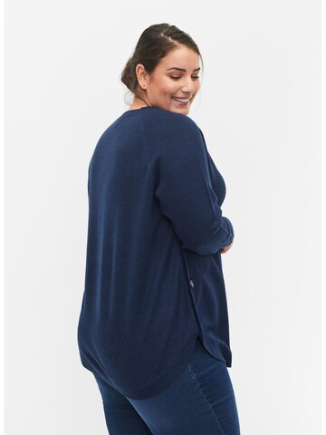 Zizzi Pullover i blå