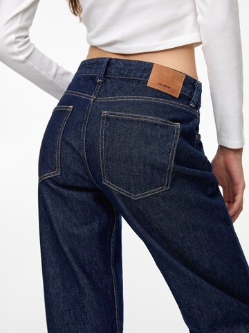 Pull&Bear Loosefit Farmer - kék