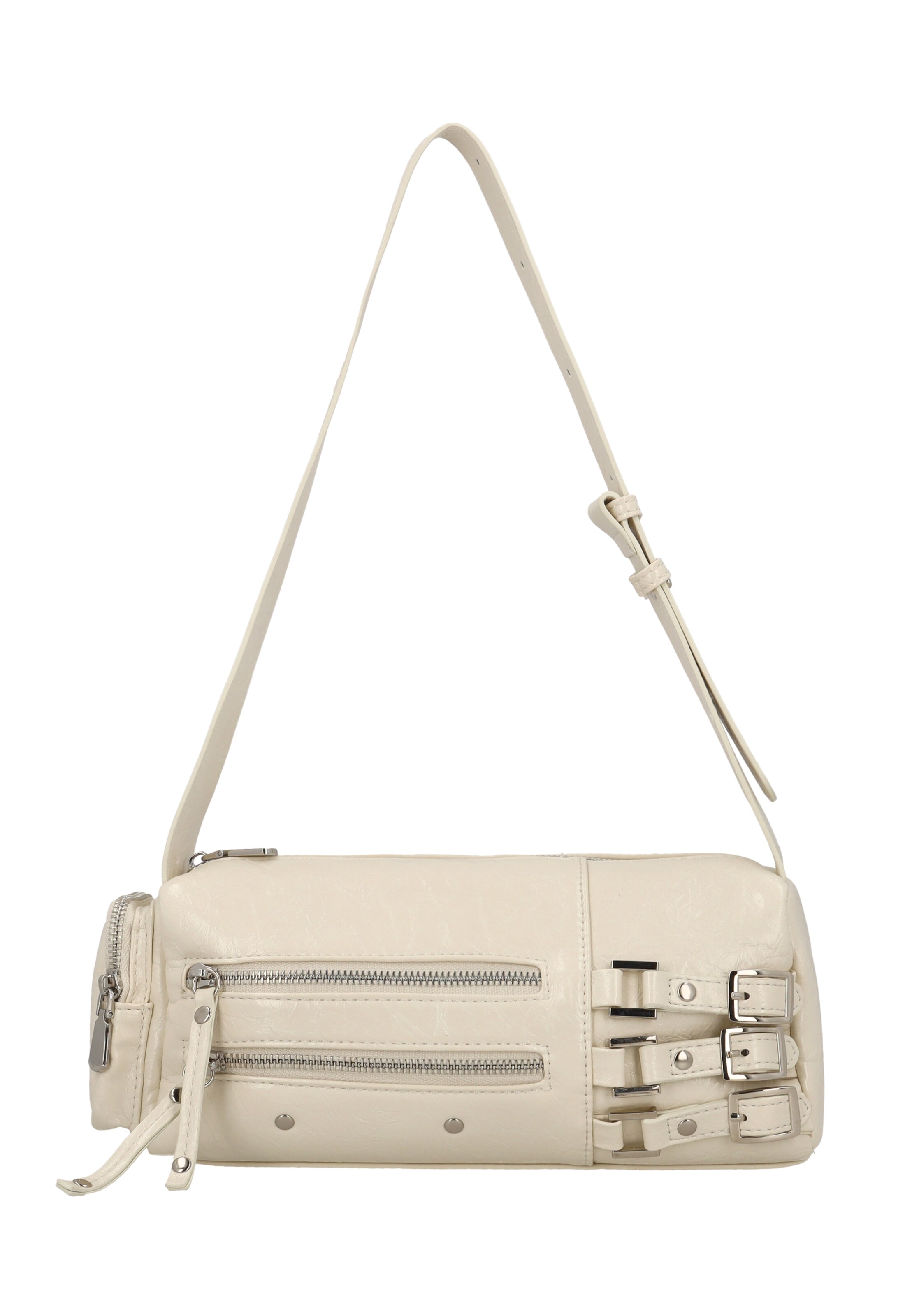 Sac bandoulière myMo ROCKS en blanc : devant